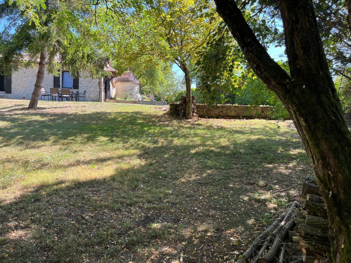 Gite De Claire Fontaine Avec Vue Sur Monflanquin Villa Esterno foto